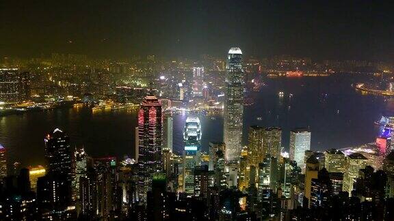 香港建筑物夜景