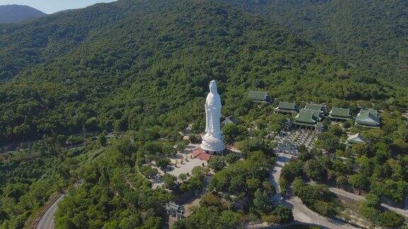 航拍的著名旅游目的地松特林翁塔也被称为莱迪佛在岘港市在越南中部去越南旅游岘港是越南新冠肺炎疫情热点地区