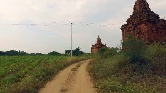 缅甸的老蒲甘乡村公路