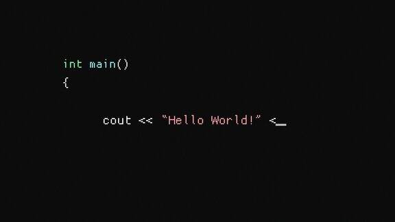 用C语言写一个简单的代码HelloWorld消息