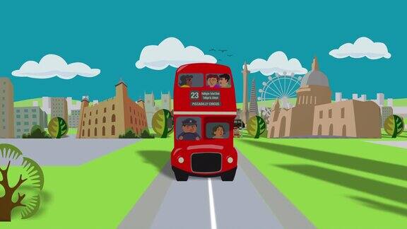乘坐穿越伦敦的巴士