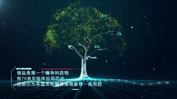 科技光线 粒子大树