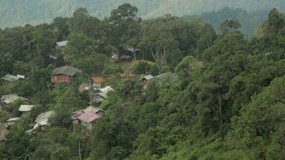 泰国山区的一个小村庄