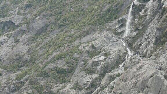 弗朗茨·约瑟夫冰川的瀑布