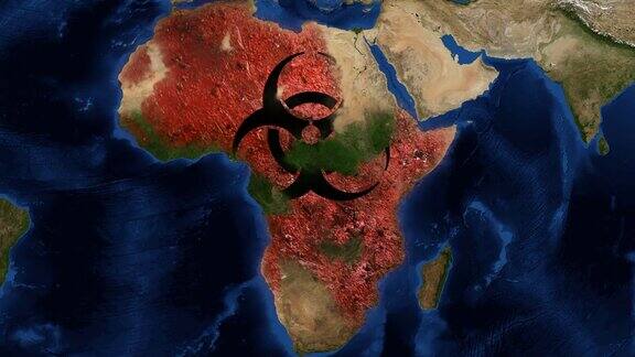 埃博拉病毒非洲动画