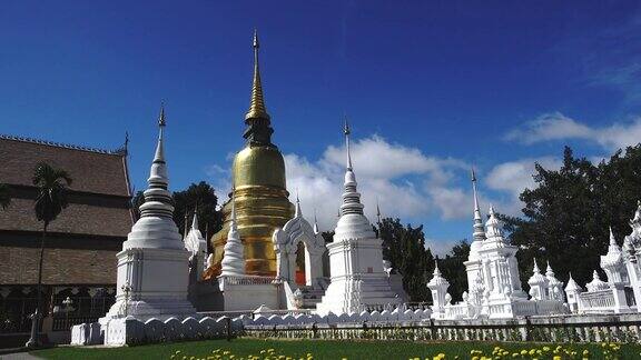 4K宣道佛教寺庙在泰国清迈