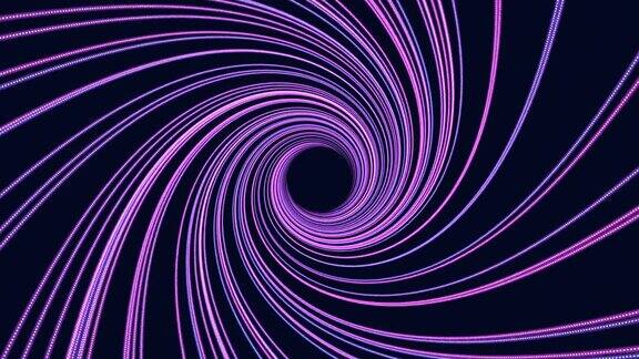 迷幻幻觉黑洞中的霓虹线