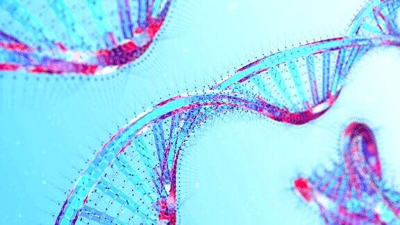 设计理念DNA链分子结构科学化学技术具有高品质美丽的运动白色背景