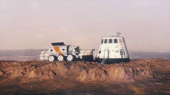 火星基地和探测器建立第2次发射