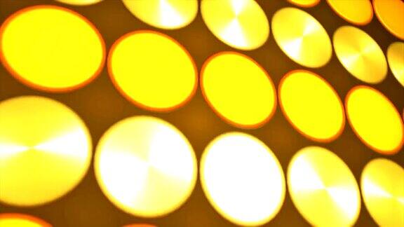 金色背景反射发光粒子
