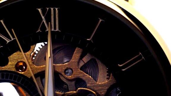 罗马数字的小时表盘计时的指针