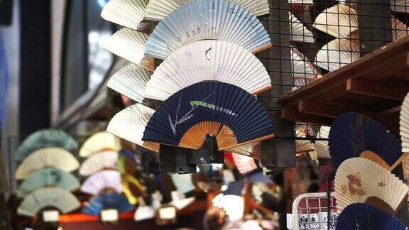 日本传统手扇来自日本的精美艺术品和纪念品