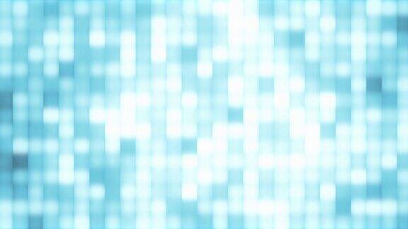 马赛克灯光显示模糊彩色的方块抽象像素网格背景抽象蓝色方块蓝色背景