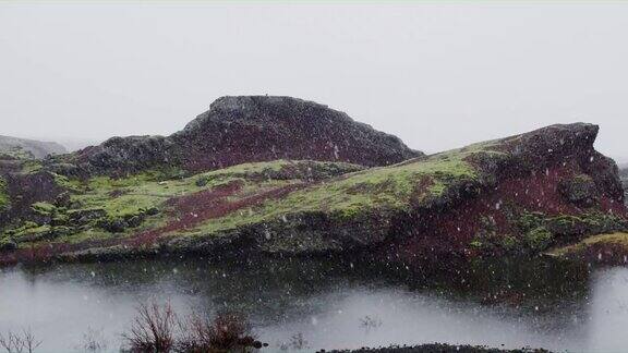 冰岛与暴风雪