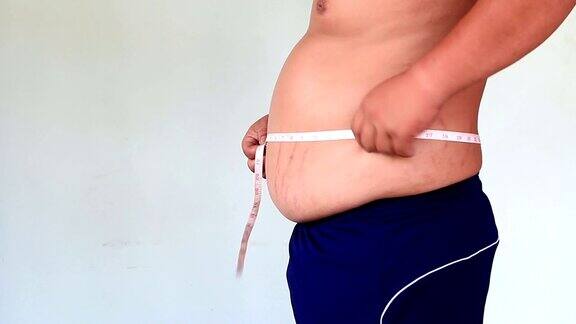 大肚子的胖子和卷尺