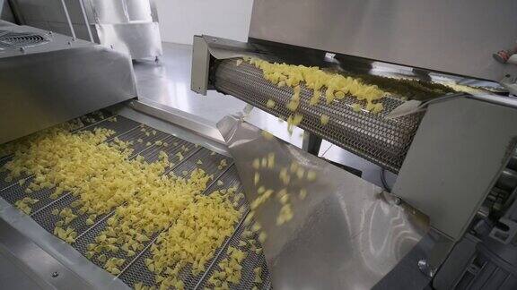 生产线移动土豆零食生产线的面食厂生产面食