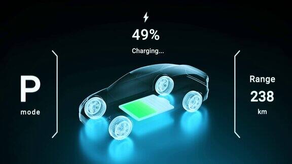 电动汽车采用直流快速充电器对电池进行完全充电