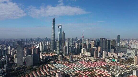 上海市区实时鸟瞰图