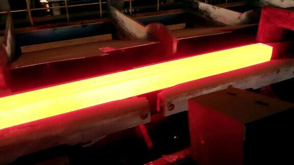 冶金工厂轧机的生产过程线生产