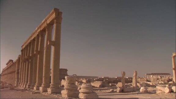 叙利亚内战前大马士革历史古城帕尔米拉的一般图片叙利亚大马士革09302015