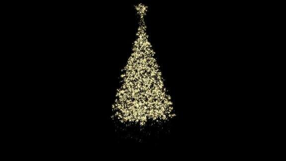 圣诞元素粒子树
