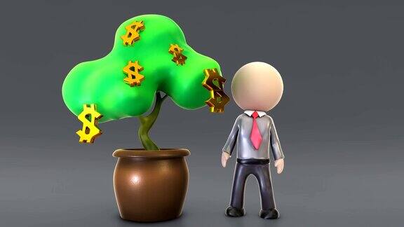 投资者和金钱树