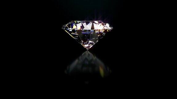 闪亮美丽的钻石无缝动画