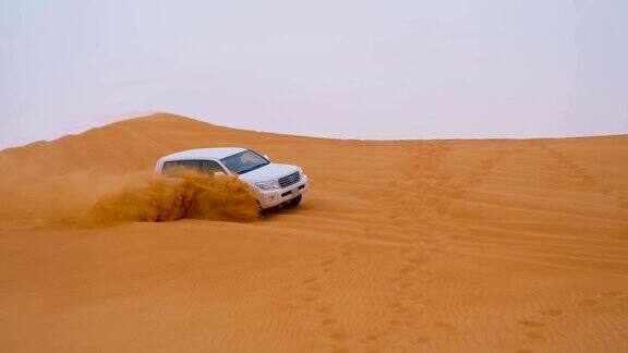 SLOMO迪拜的沙丘袭击