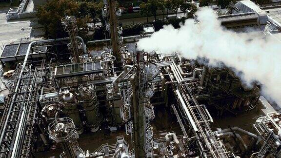 鸟瞰图炼油厂炼油厂工业炼油厂石化工厂