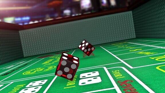 骰子表慢动作赌场赌博