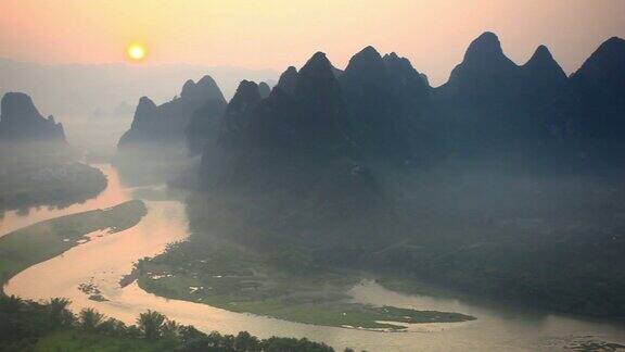 桂林的山景
