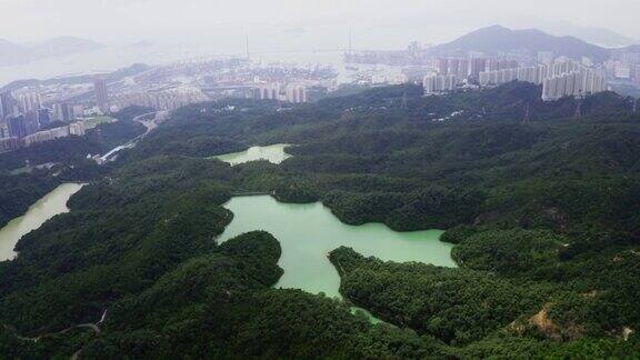 香港金山郊野公园九龙水塘