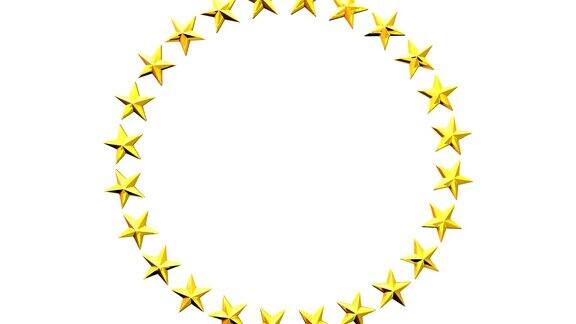 星星为标题框架上的白色背景