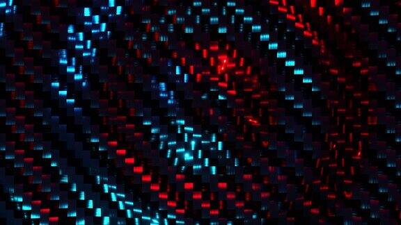 蓝红色碳纤维背景无限循环动画