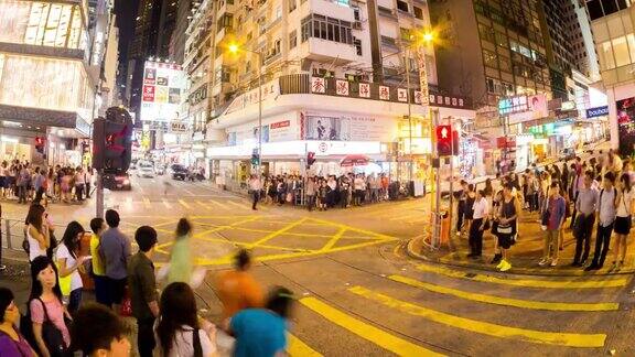 时间流逝中的香港九龙