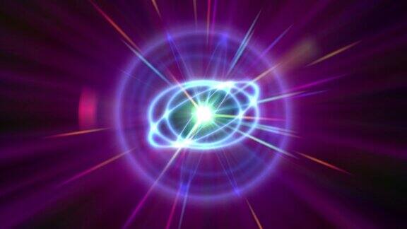 原子轨道射线光抽象4k