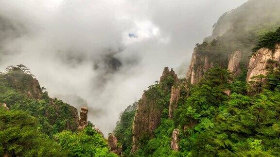 黄山的时光流逝