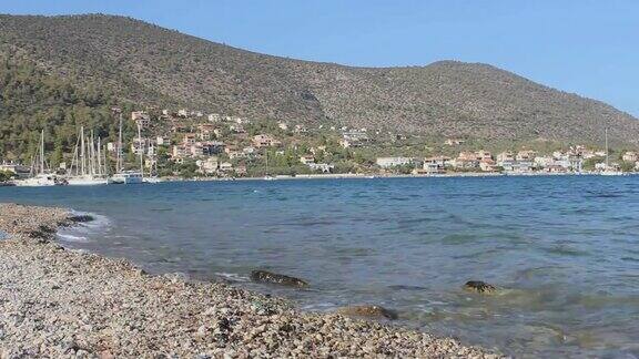希腊美丽的海滩