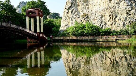 泰国RatchaburiKhaoNguStonePark景观