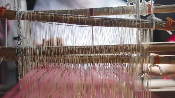 传统棉手工编织