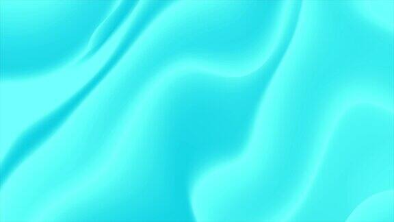 亮蓝色抽象液体流动波浪运动背景