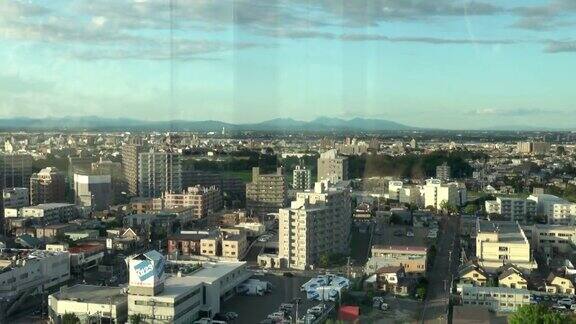 札幌市的天空视图