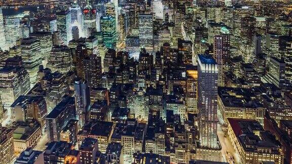 HA曼哈顿摩天大楼夜景