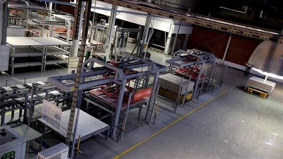 工业内饰生产瓷砖现代化工厂内饰电动自动导向车辆平台