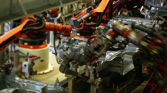 机器人在车身焊接