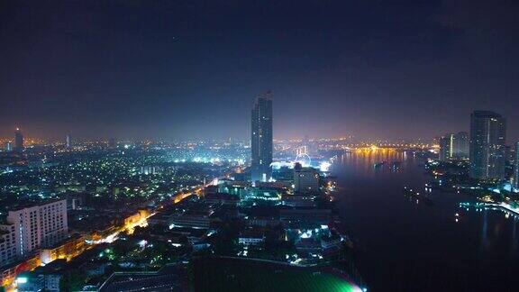 4K延时:泰国曼谷夜灯
