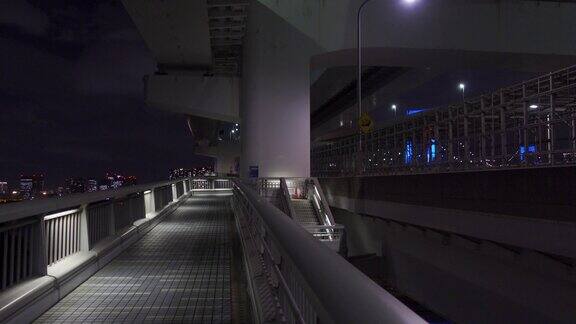 日本彩虹桥东京夜景