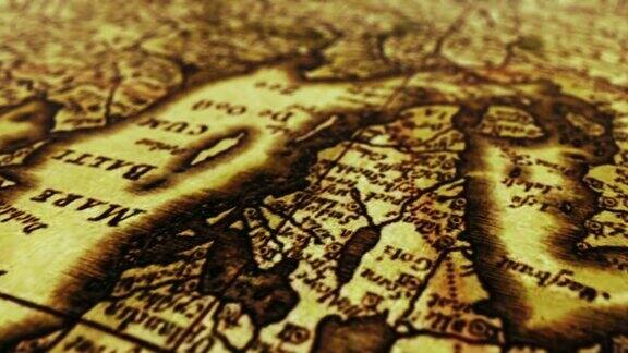 古纸地图