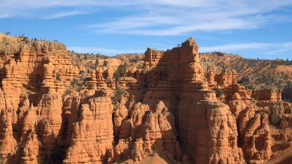 时间扭曲效应:美国犹他州布莱斯峡谷令人惊叹的红色沙漠景观