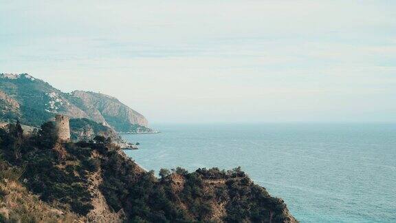 西班牙海岸的松塔安达卢西亚